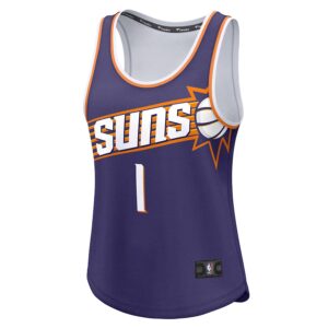 Devin Booker Phoenix Suns Jersey4u Women's Fast Break Player Jersey - Icon Edition - Purple photo 2 Jersey4u