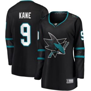 Evander Kane San Jose Sharks Jersey4u Women's Alternate Premier Breakaway Jersey - Black photo 1 Jersey4u