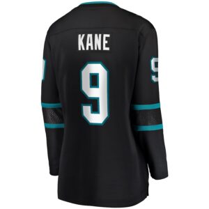 Evander Kane San Jose Sharks Jersey4u Women's Alternate Premier Breakaway Jersey - Black photo 3 Jersey4u