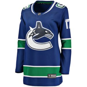 Filip Hronek Vancouver Canucks Women's Jersey4u Home Breakaway Jersey - Blue photo 2 Jersey4u