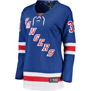 Igor Shesterkin New York Rangers Jersey4u Women's Home Breakaway Jersey - Blue photo 2 Jersey4u