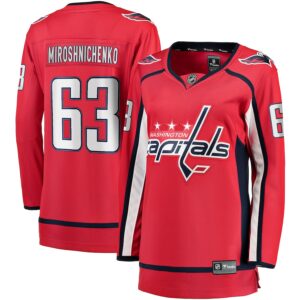 Ivan Miroshnichenko Washington Capitals Jersey4u Women's Home Premier Breakaway Player Jersey - Red photo 1 Jersey4u
