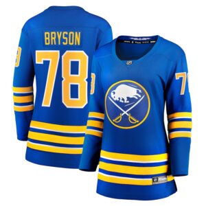 Jacob Bryson Buffalo Sabres Jersey4u Women's Home Breakaway Player Jersey - Royal photo 1 Jersey4u