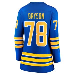 Jacob Bryson Buffalo Sabres Jersey4u Women's Home Breakaway Player Jersey - Royal photo 3 Jersey4u