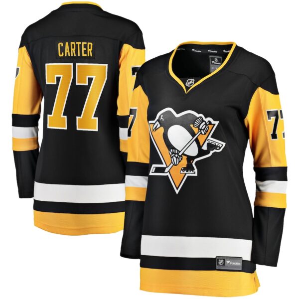 Jeff Carter Pittsburgh Penguins Jersey4u Women's Home Breakaway Jersey - Black photo 1 Jersey4u