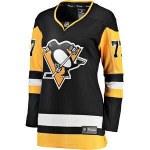 Jeff Carter Pittsburgh Penguins Jersey4u Women's Home Breakaway Jersey - Black photo 2 Jersey4u
