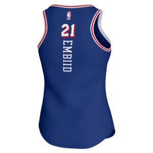 Joel Embiid Philadelphia 76ers Jersey4u Women's Fast Break Player Jersey - Icon Edition - Royal photo 3 Jersey4u