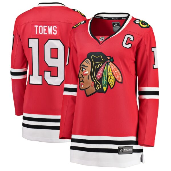 Jonathan Toews Chicago Blackhawks Jersey4u Women's Home Breakaway Player Jersey - Red photo 1 Jersey4u
