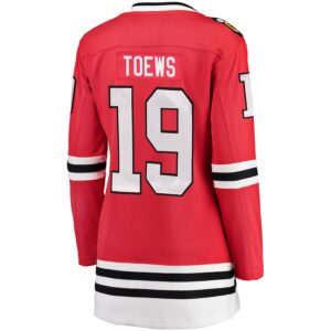 Jonathan Toews Chicago Blackhawks Jersey4u Women's Home Breakaway Player Jersey - Red photo 3 Jersey4u