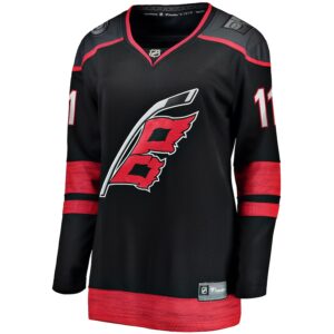 Jordan Staal Carolina Hurricanes Jersey4u Women's Breakaway Alternate Player Jersey - Black photo 2 Jersey4u