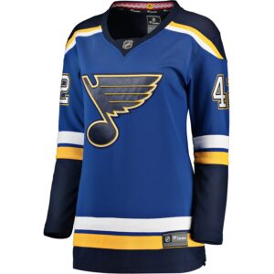 Kasperi Kapanen St. Louis Blues Jersey4u Women's Home Breakaway Player Jersey - Blue photo 2 Jersey4u