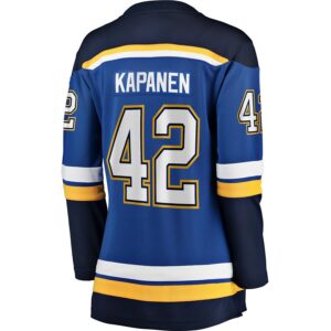 Kasperi Kapanen St. Louis Blues Jersey4u Women's Home Breakaway Player Jersey - Blue photo 3 Jersey4u