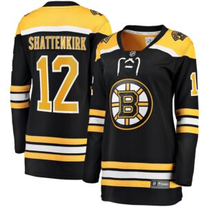 Kevin Shattenkirk Boston Bruins Jersey4u Women's Home Breakaway Player Jersey - Black photo 1 Jersey4u