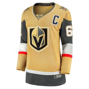 Mark Stone Vegas Golden Knights Jersey4u Women's Captain Patch Home Breakaway Player Jersey - Gold photo 2 Jersey4u