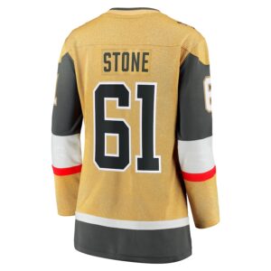 Mark Stone Vegas Golden Knights Jersey4u Women's Captain Patch Home Breakaway Player Jersey - Gold photo 3 Jersey4u