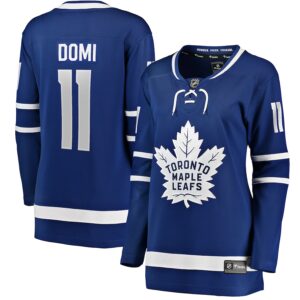 Max Domi Toronto Maple Leafs Jersey4u Women's Home Breakaway Player Jersey - Blue photo 1 Jersey4u