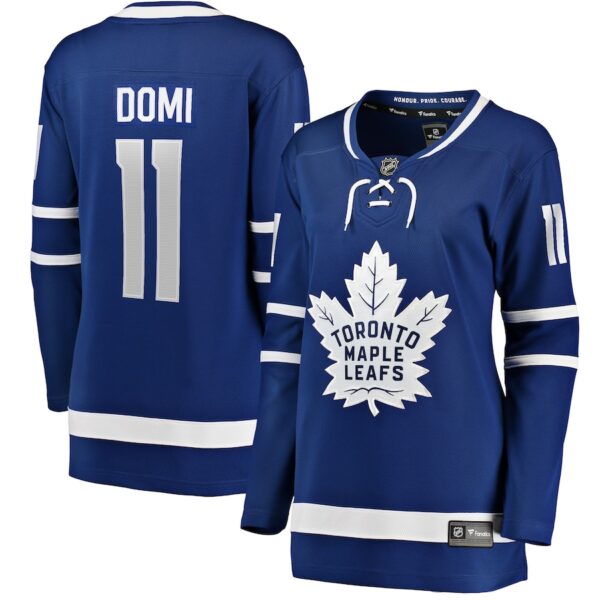 Max Domi Toronto Maple Leafs Jersey4u Women's Home Breakaway Player Jersey - Blue photo 1 Jersey4u