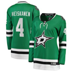 Miro Heiskanen Dallas Stars Jersey4u Women's Home Breakaway Player Jersey - Kelly Green photo 1 Jersey4u