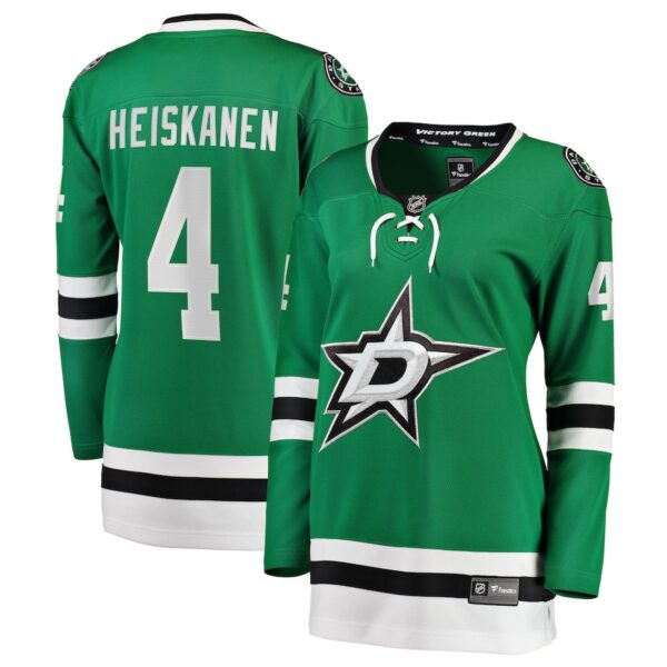 Miro Heiskanen Dallas Stars Jersey4u Women's Home Breakaway Player Jersey - Kelly Green photo 1 Jersey4u
