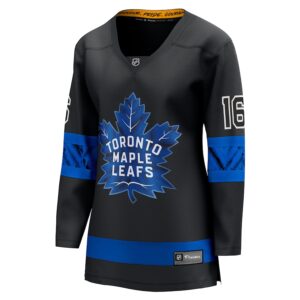 Mitchell Marner Toronto Maple Leafs Jersey4u Women's Alternate Premier Breakaway Reversible Player Jersey - Black photo 3 Jersey4u