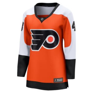 Morgan Frost Philadelphia Flyers Jersey4u Women's Home Breakaway Player Jersey - Orange photo 2 Jersey4u