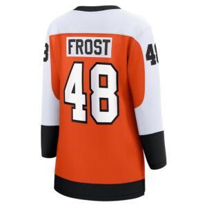 Morgan Frost Philadelphia Flyers Jersey4u Women's Home Breakaway Player Jersey - Orange photo 3 Jersey4u