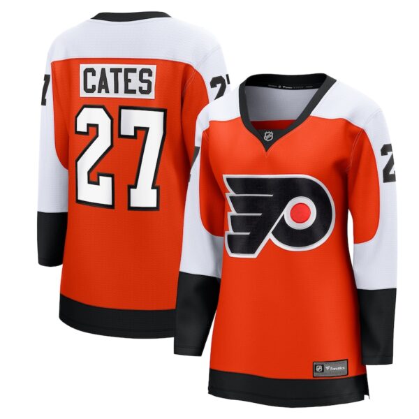 Noah Cates Philadelphia Flyers Jersey4u Women's Home Breakaway Player Jersey - Orange photo 1 Jersey4u