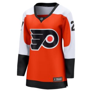 Noah Cates Philadelphia Flyers Jersey4u Women's Home Breakaway Player Jersey - Orange photo 2 Jersey4u