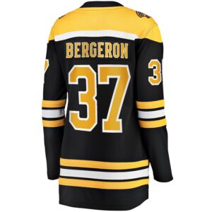 Patrice Bergeron Boston Bruins Jersey4u Women's Captain Patch Home Breakaway Jersey - Black photo 3 Jersey4u