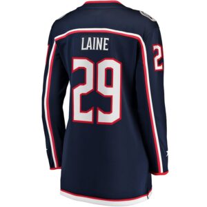Patrik Laine Columbus Blue Jackets Jersey4u Women's Home Breakaway Jersey - Navy photo 3 Jersey4u