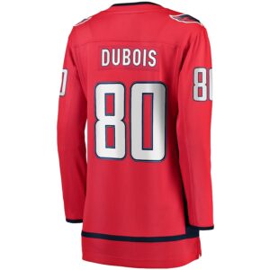 Pierre-Luc Dubois Washington Capitals Jersey4u Women's Home Premier Breakaway Player Jersey - Red photo 3 Jersey4u