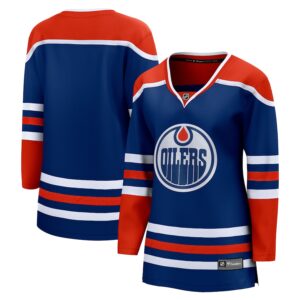 Edmonton Oilers Jersey4u Women's Home Breakaway Blank Jersey - Royal photo 1 Jersey4u