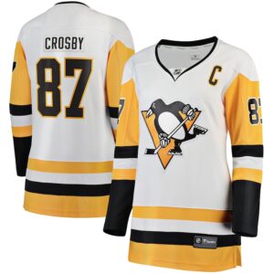 Sidney Crosby Pittsburgh Penguins Jersey4u Women's Premier Breakaway Player Jersey - White photo 1 Jersey4u