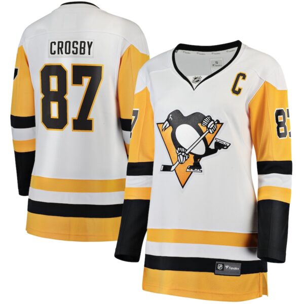 Sidney Crosby Pittsburgh Penguins Jersey4u Women's Premier Breakaway Player Jersey - White photo 1 Jersey4u
