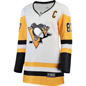 Sidney Crosby Pittsburgh Penguins Jersey4u Women's Premier Breakaway Player Jersey - White photo 2 Jersey4u
