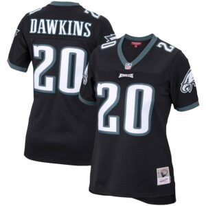 Brian Dawkins Philadelphia Eagles Mitchell & Ness Women's Legacy Jersey4u Team Jersey - Black photo 1 Jersey4u