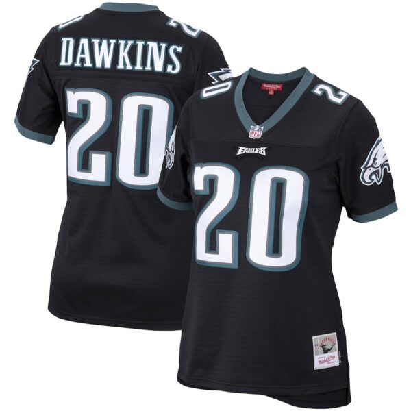 Brian Dawkins Philadelphia Eagles Mitchell & Ness Women's Legacy Jersey4u Team Jersey - Black photo 1 Jersey4u