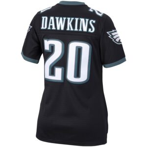 Brian Dawkins Philadelphia Eagles Mitchell & Ness Women's Legacy Jersey4u Team Jersey - Black photo 3 Jersey4u