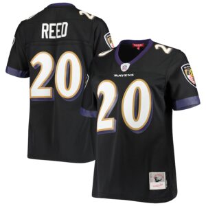 Ed Reed Baltimore Ravens Mitchell & Ness Women's Legacy Jersey4u Team Jersey - Black photo 1 Jersey4u