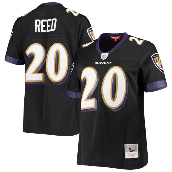 Ed Reed Baltimore Ravens Mitchell & Ness Women's Legacy Jersey4u Team Jersey - Black photo 1 Jersey4u