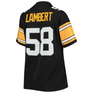 Jack Lambert Pittsburgh Steelers Mitchell & Ness Women's Legacy Jersey4u Player Jersey - Black photo 3 Jersey4u