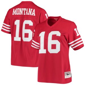 Joe Montana San Francisco 49ers Mitchell & Ness Women's 1990 Legacy Jersey4u Jersey - Scarlet photo 1 Jersey4u