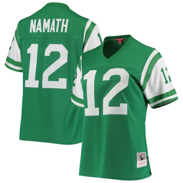 Joe Namath New York Jets Mitchell & Ness Women's 1969 Legacy Jersey4u Jersey - Green photo 1 Jersey4u