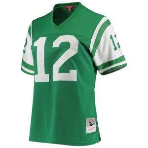 Joe Namath New York Jets Mitchell & Ness Women's 1969 Legacy Jersey4u Jersey - Green photo 2 Jersey4u