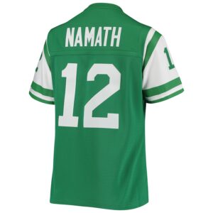 Joe Namath New York Jets Mitchell & Ness Women's 1969 Legacy Jersey4u Jersey - Green photo 3 Jersey4u