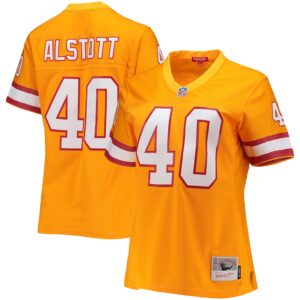 Mike Alstott Tampa Bay Buccaneers Mitchell & Ness Women's Legacy Jersey4u Player Jersey - Orange photo 1 Jersey4u