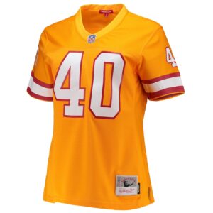 Mike Alstott Tampa Bay Buccaneers Mitchell & Ness Women's Legacy Jersey4u Player Jersey - Orange photo 2 Jersey4u