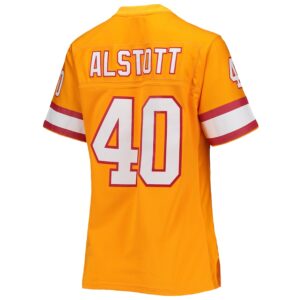 Mike Alstott Tampa Bay Buccaneers Mitchell & Ness Women's Legacy Jersey4u Player Jersey - Orange photo 3 Jersey4u