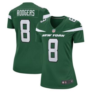 Aaron Rodgers New York Jets Nike Women's Player Jersey - Green photo 1 Jersey4u