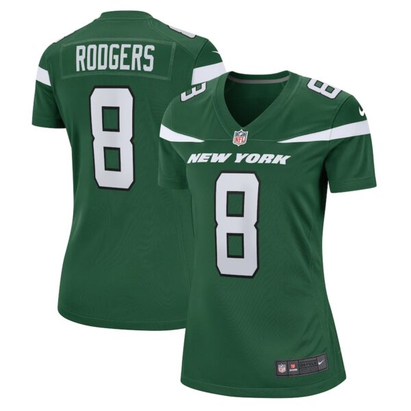 Aaron Rodgers New York Jets Nike Women's Player Jersey - Green photo 1 Jersey4u